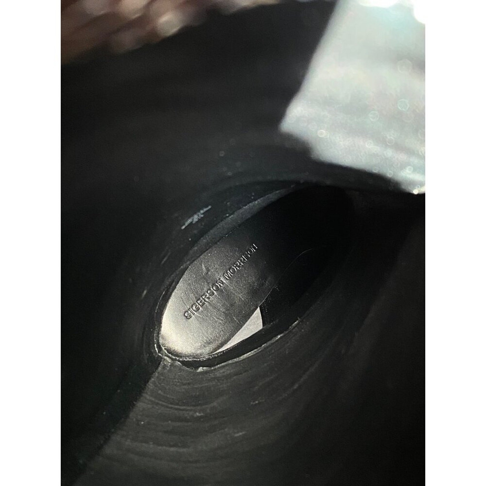 Sigerson Morrison Python Embossed Knee High Leath… - image 11