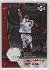 2005-06 Upper Deck Trilogy The Cutting Edge Jersey Andre Iguodala #CE-AI 4g8