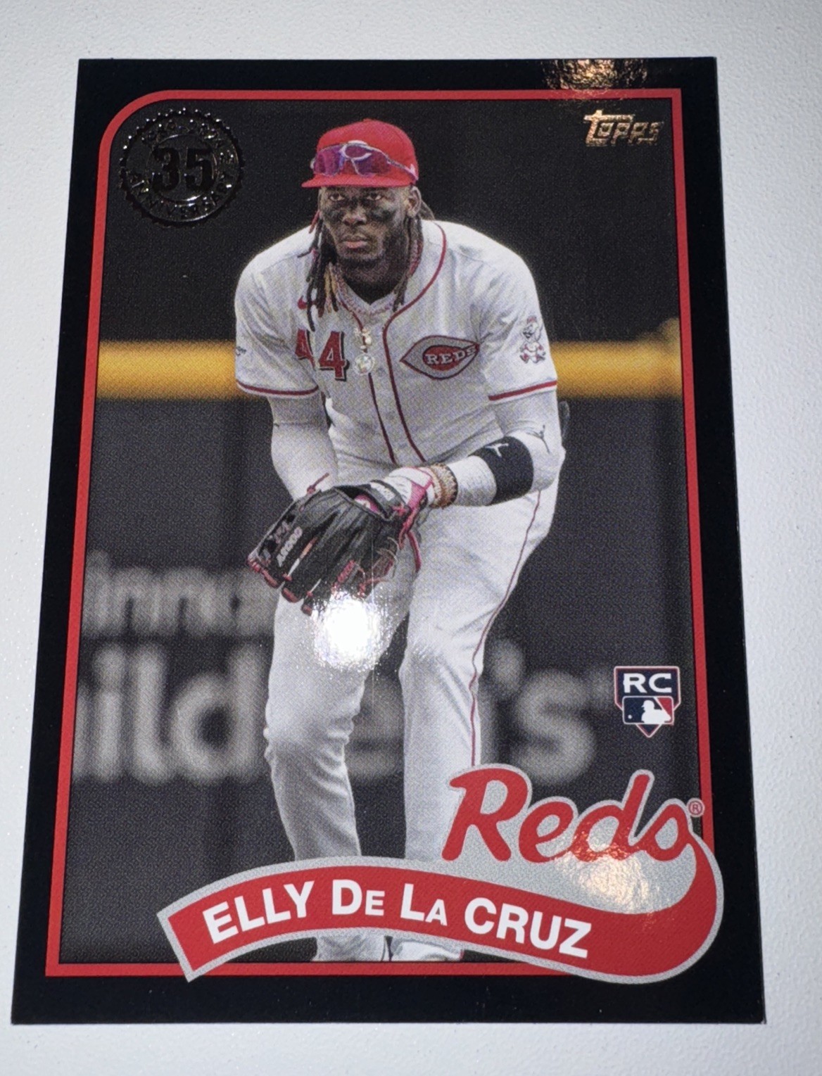 2024 Topps Update Elly De La Cruz RC 1989 Black Parallel /299 #89US-39 Reds
