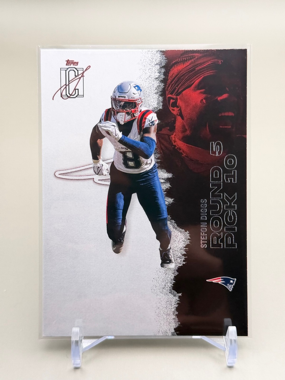 Stefon Diggs 2025 Topps Signature Class #89 New England Patriots