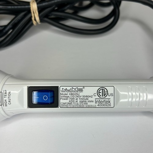 NuMe Original Lockenstab Turmalin HB025U 25mm weiß Haare Beauty Mode - Bild 2 von 4