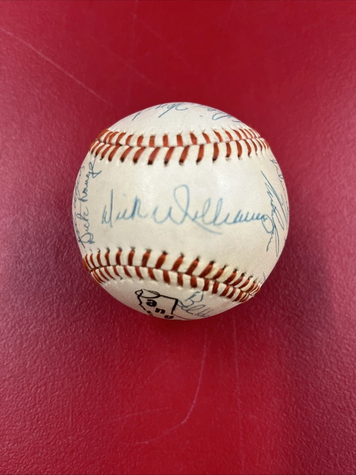 1974 California Angels Team Signed Logo Baseball Nolan Ryan,Herzog JSA LOA - Image 2 of 4