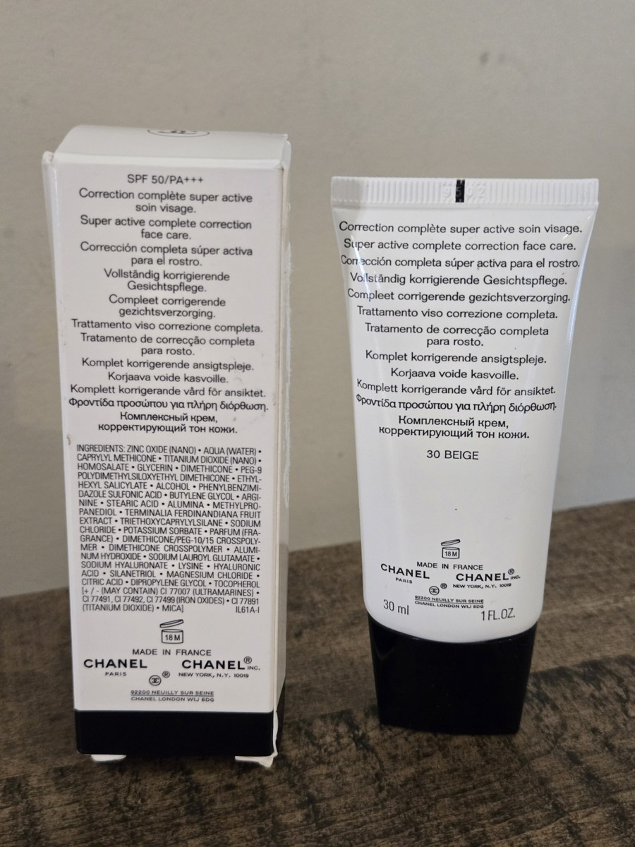 CHANEL CC Cream Super Active Complete Correction - 1 oz for