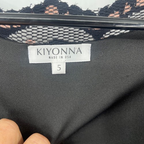 Kiyonna Lace Midi Dress Sz 5x Romantic Fit and Flare Wedding Cocktail Mesh Sheer - Picture 11 of 15