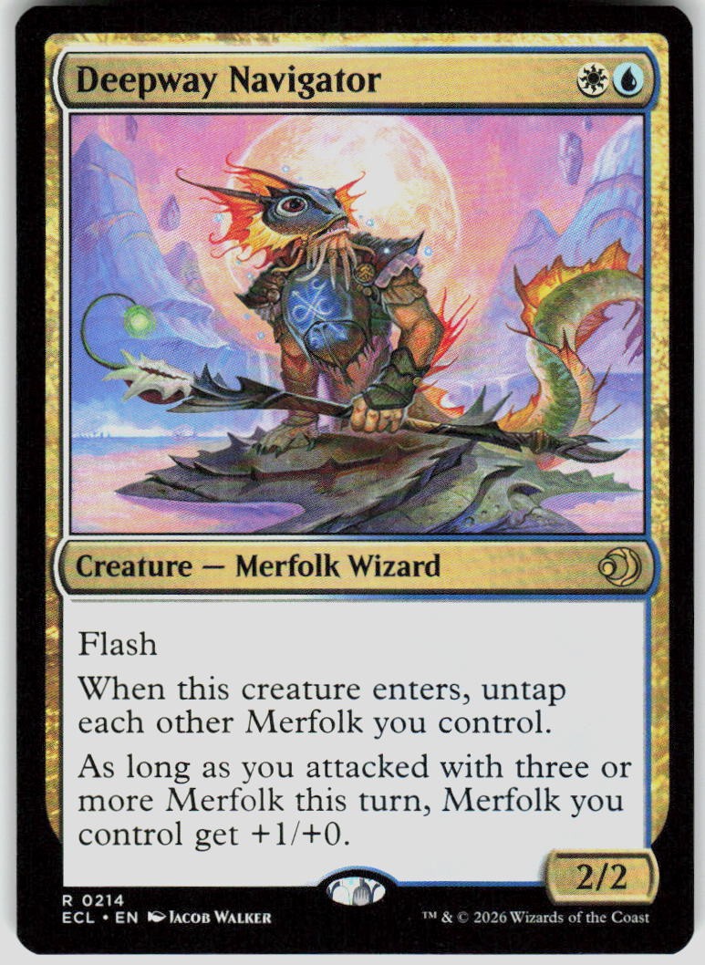 Deepway Navigator 214 Lorwyn Eclipsed Magic the Gathering