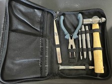 Stampin  Up Craft Tool Kit w/ Case Hammer Pliers Punches Awl Jewelry Paper DIY