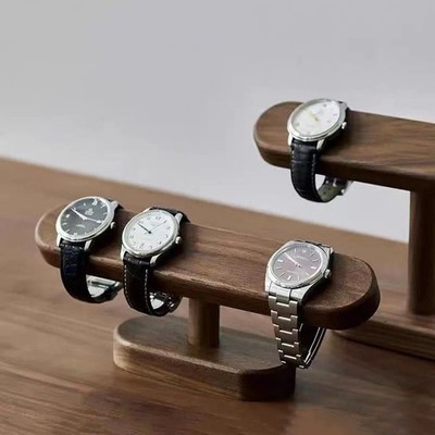 Holz Uhrenhalter Schmuck Organizer Display Ständer für Armband Uhr Display