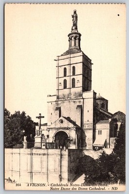 Vintage Avignon Notre-Dame des Doms Cathedral French Postcard 164 A324