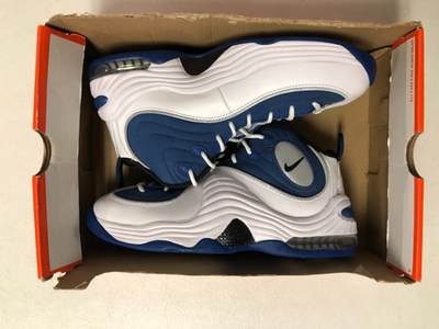 Nike Air Penny II QS Atlantic Blue White Black FN4438-400 Size 8