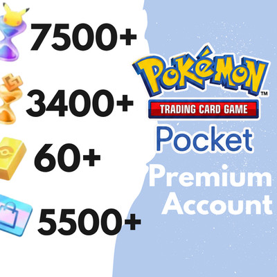 [SOFORT] Pokemon TCG Pocket Global Account 7500+ Sanduhr 60+ Goldbarren