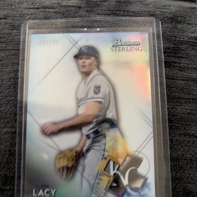 ASA LACY KANSAS CITY ROYALS REFRACTOR /199 2021 BOWMAN STERLING PROSPECT #BSP-4