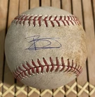 BRETT GARDNER Autograph Game Used Baseball Signed Worn New York Yankees Steiner