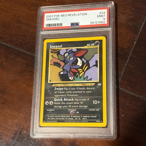 Sneasel (Unlimited) graded PSA 9 for sale on eBay