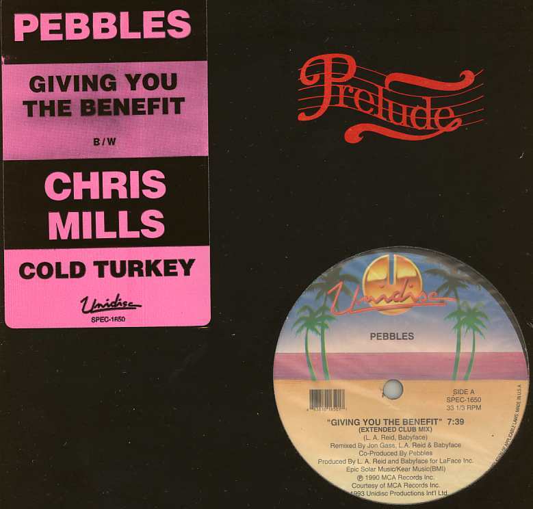 PEBBELES & CHRIS MILLS-Extended Club Mix 12"Single