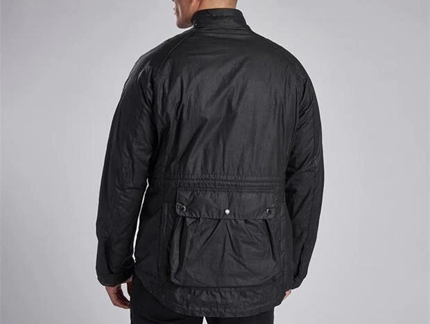 BARBOUR International  AUDIO WAX JACKET, BLACK, SMALL, RRP:£429! BNWT image 6