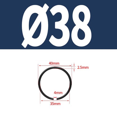 Retaining Rings Round Wire Circlip for Shaft Snap Ring 70 manganese Steel Spring - Picture 23 of 41