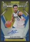 2018-19 Panini Spectra Gold Prizm Rising Star Jalen Brunson RC Rookie AUTO 6/10