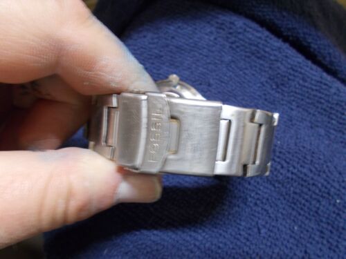 Fossil Big Tic men's watch Chinese dial Fresh batteries Works and looks great - Picture 7 of 9