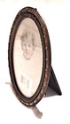 Vintage Oval PICTURE FRAME Pewter Silver/Brass Tone Metal - 5.5 in x 4 in — photo 7