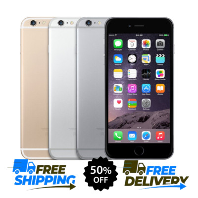 Apple iPhone 6 Plus Unlocked Verizon 16GB 64GB Smartphone iOS LTE 4G WiFi