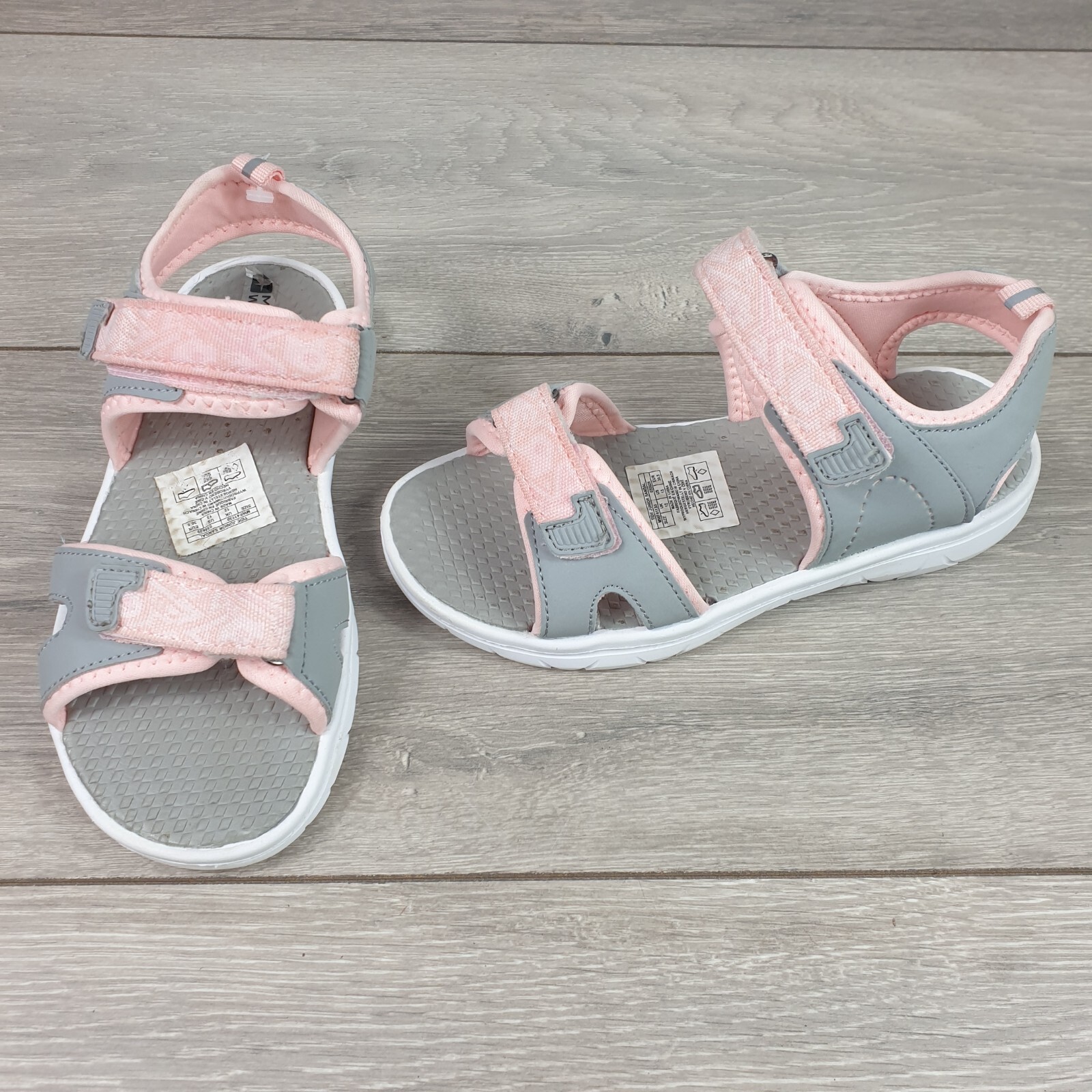 Girls Hiking Sandals Grey Mountain Warehouse Kids Pink UK C12 Outdoor Summer image 4