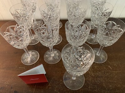 5 Verres à VIN ROUGE Cristal BACCARAT Modèle CHATEAUBRIANT ROHAN
