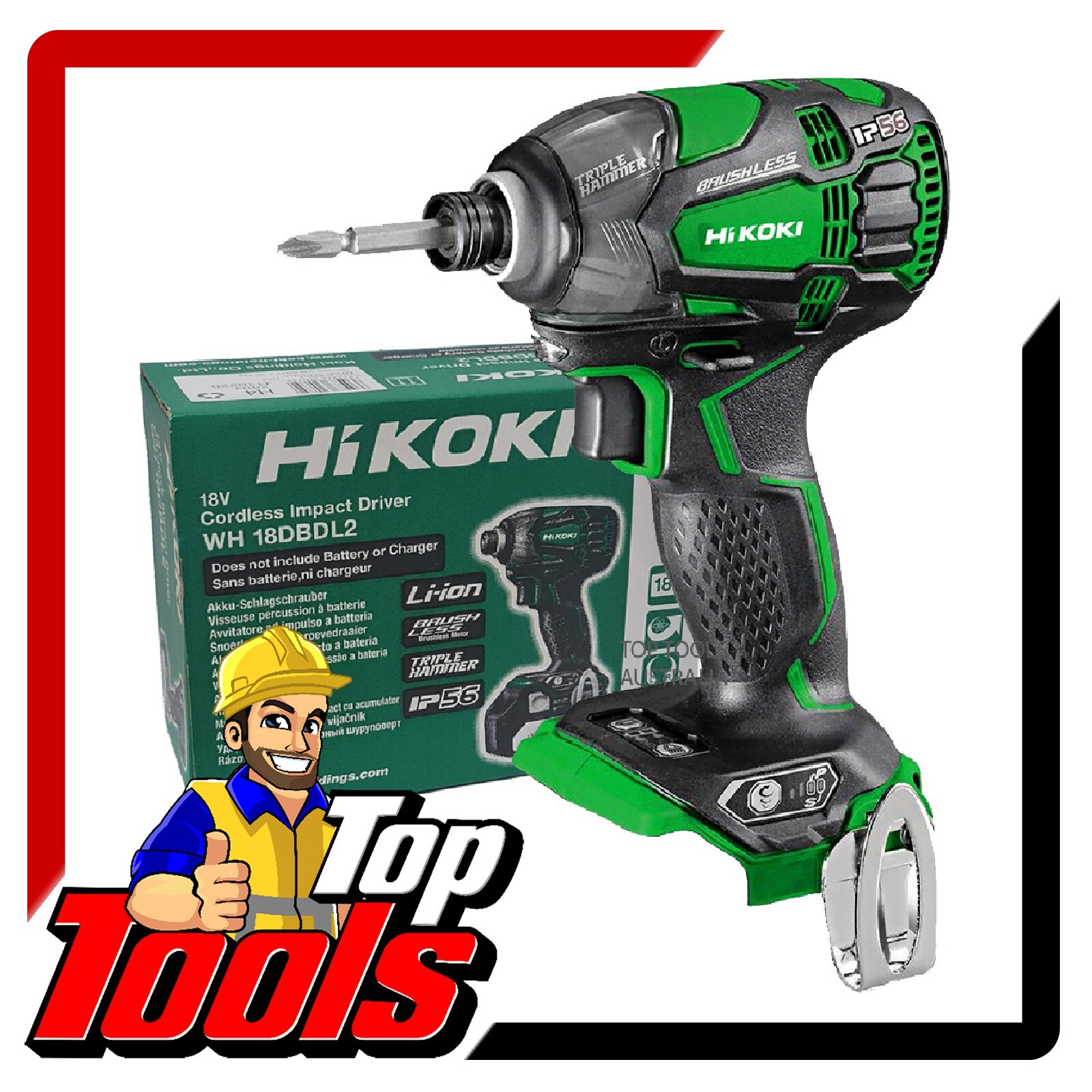HiKOKi Impact Driver 4Mode Brushless 18V WH18DBDL2 eBay