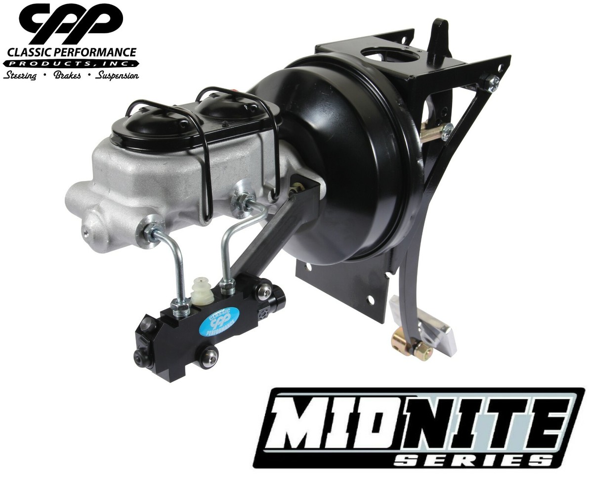 1948-52 FORD F1 Truck Firewall Mount Black Power Brake Booster KIt