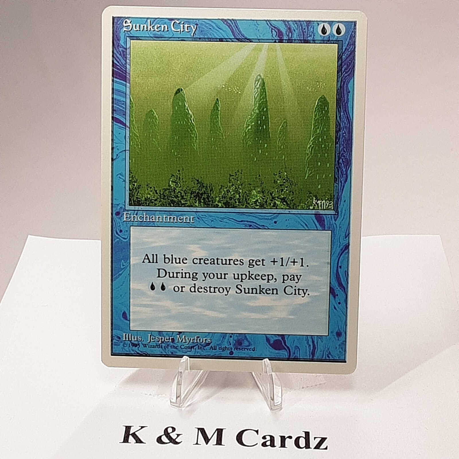 MTG - 4th Edition - Sunken City - Common - LP+ NM