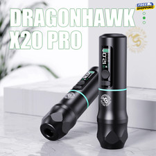 Dragonhawk X20 PRO Wireless Tattoo Rotary Machine LED Display Bluetooth Pen PMU