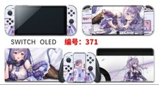 Vinyl Decal Skin Sticker Protector for Nintendo Switch OLED Anime Girl 371