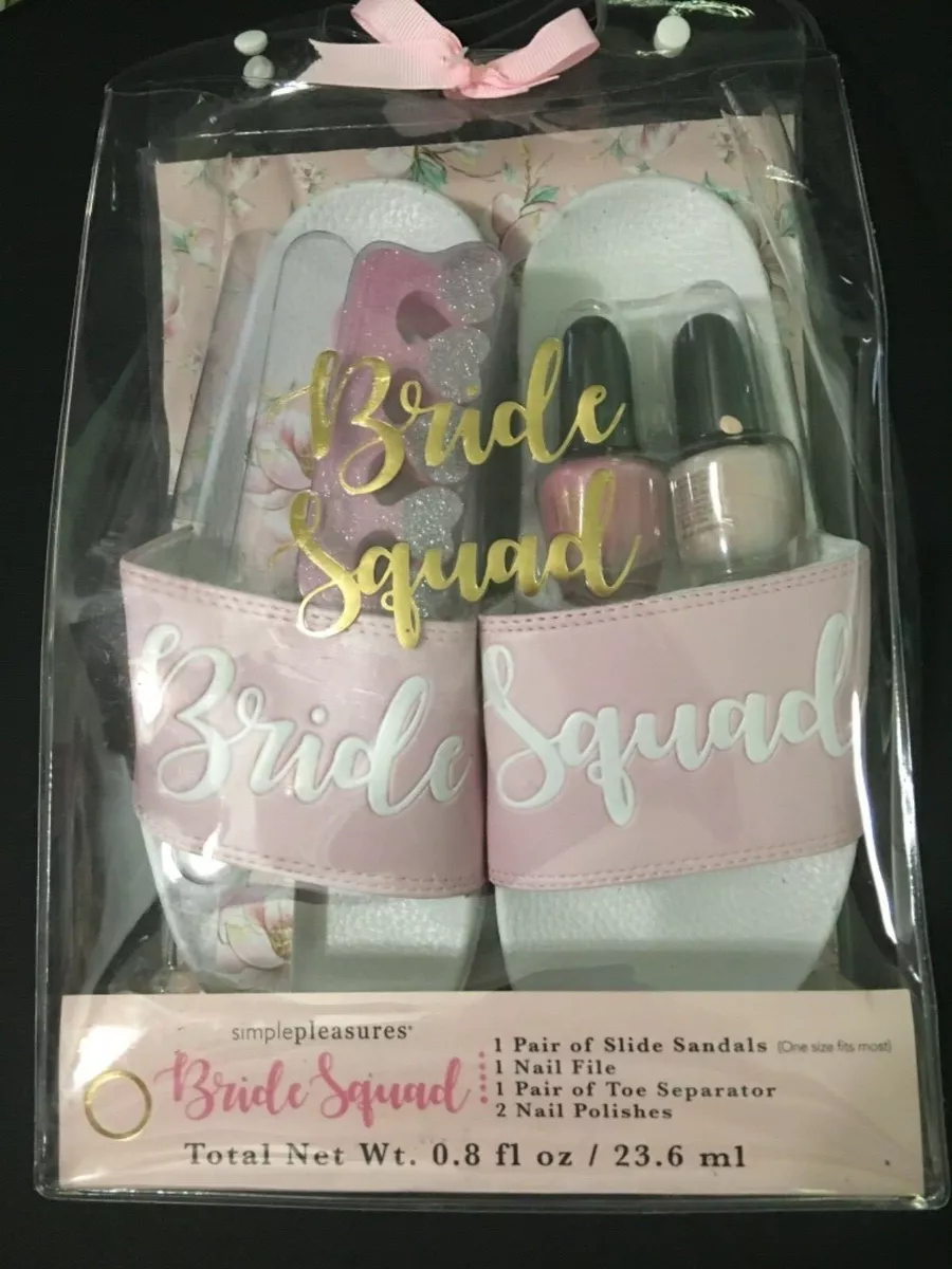 Bride squad best sale sandals