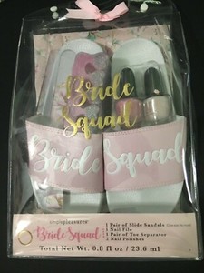bride squad sandals