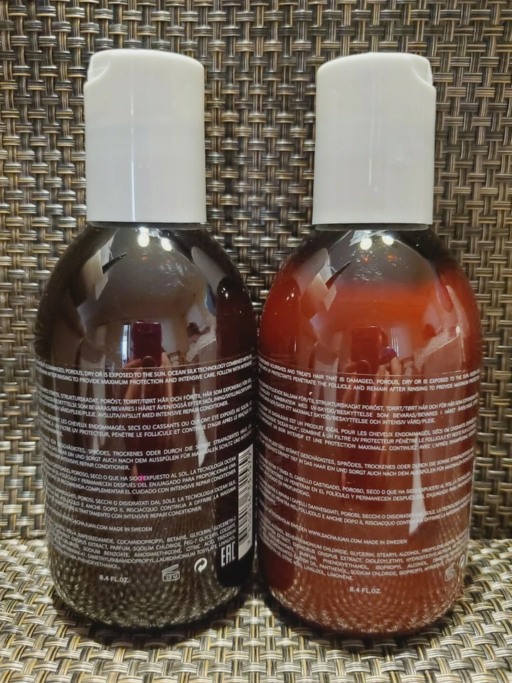 Champú y acondicionador reparador intensivo SACHAJUAN dúo. 250 ml cada uno. Tamaño completo Foto 3 de 4