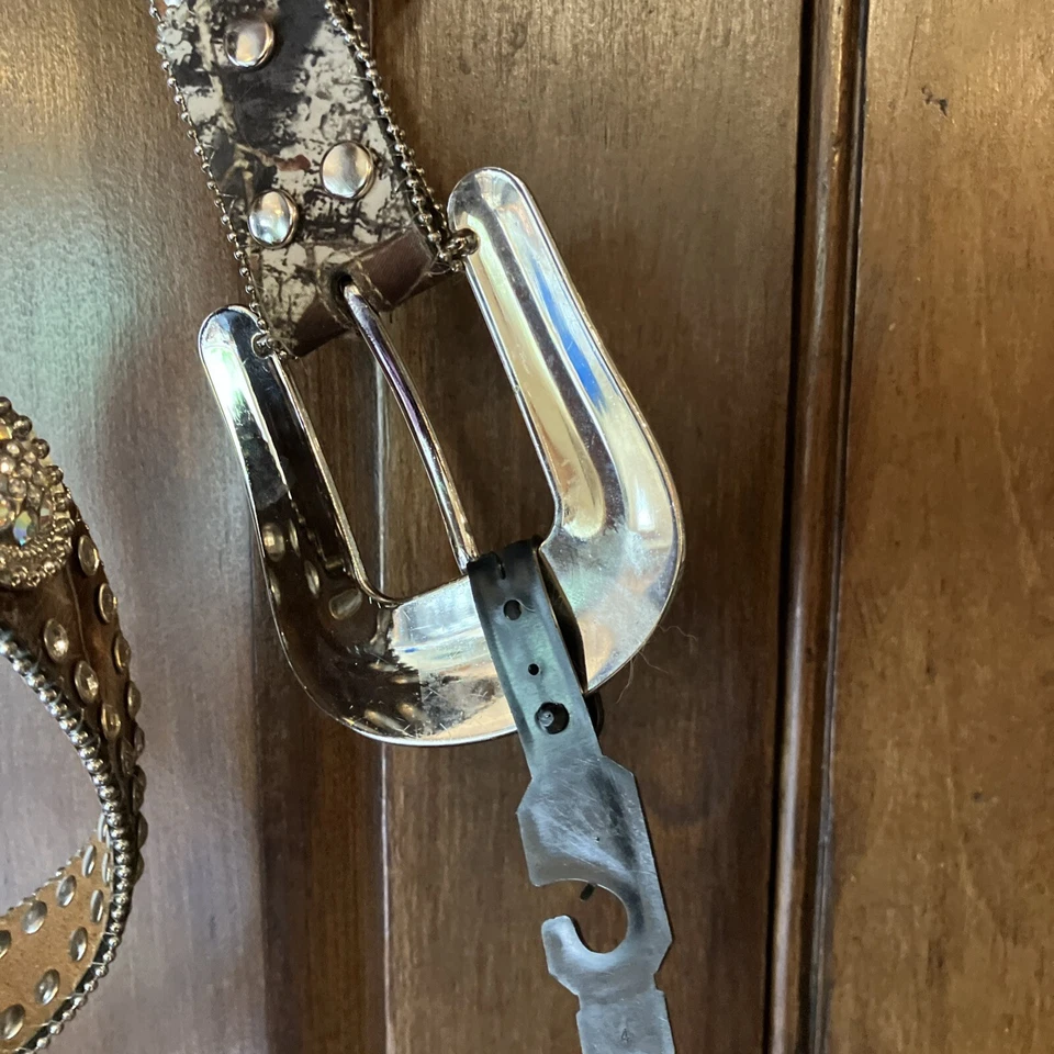 Blazin Roxx Women's Rhinestone Western Cowgirl BELT Camo  Size XL N35120222 - Image 3 of 4