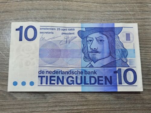 Netherlands Banknote 10 gulden 1968 - 第 1/2 張圖片