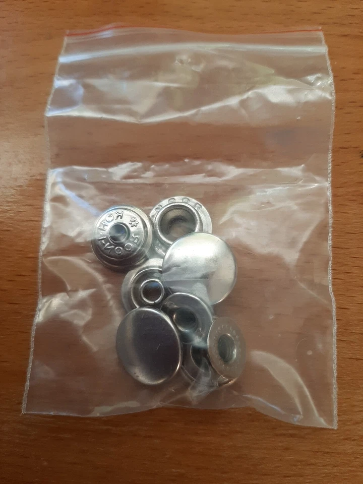 Konvolut Druckknöpfe und Jeansknöpfe - Bild 2 von 4