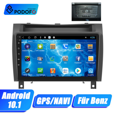 9'' Android10.1 Autoradio Für Mercedes-Benz SLK Class R171 2004-2011 RDS GPS Nav