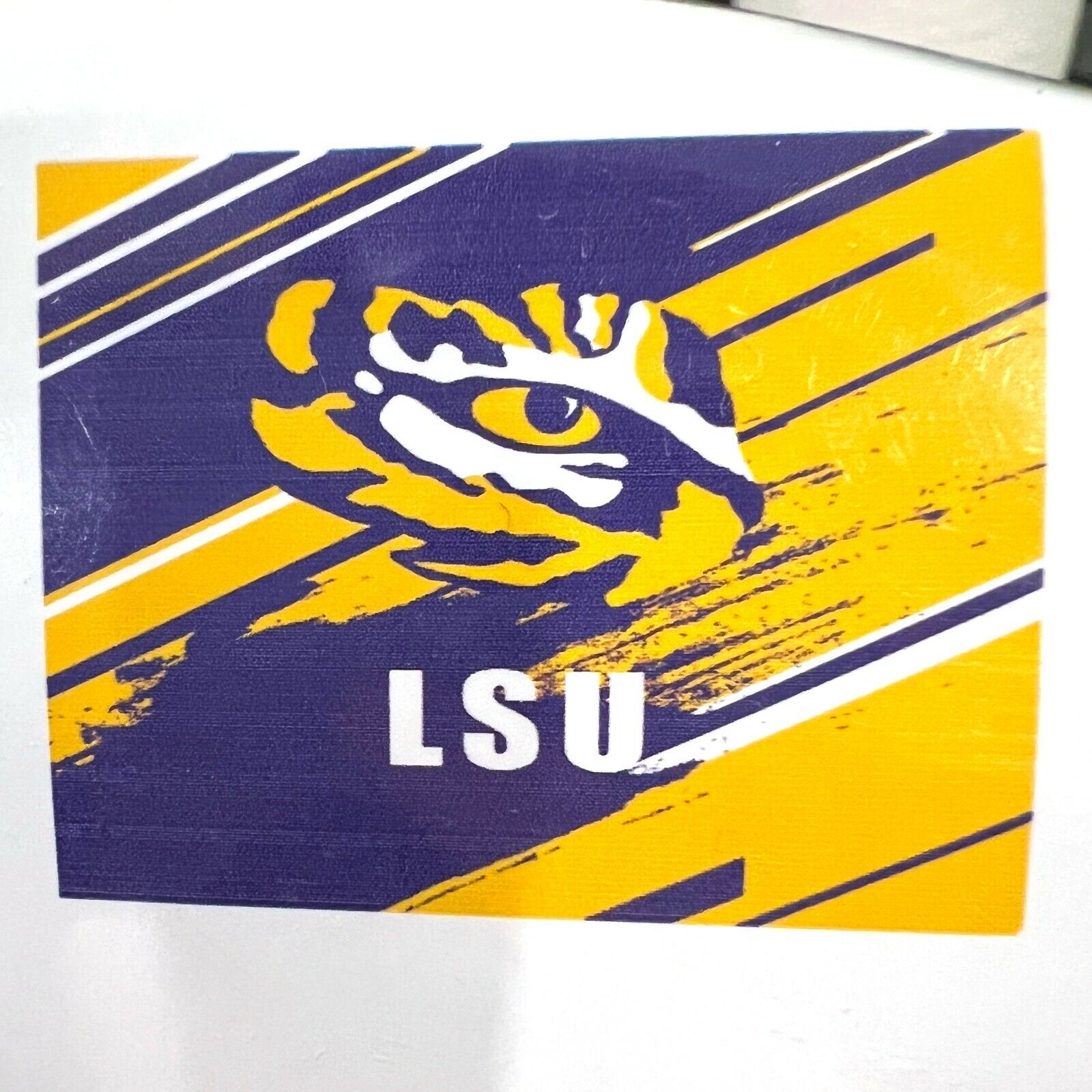 LSU Tigers - 2023 NCAA National Baseball Champions Logo Dimensional Wall Art