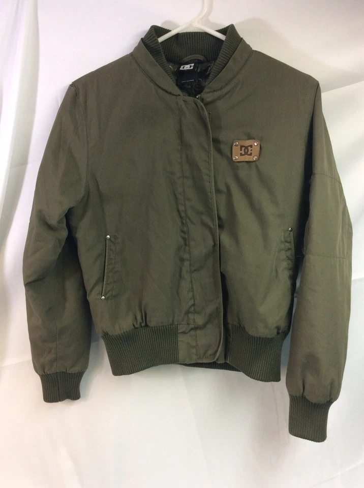 DC Shoes Co. Chaqueta de niño verde militar falta capucha  Foto 3 de 4