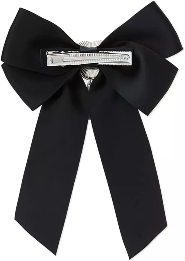 Sanrio My Melody Ribbon Bow Hair Clip Valletta clasp SECRET MELOKURO Japan