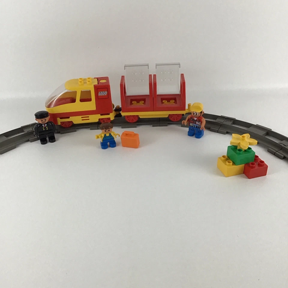 LEGO Duplo 2932 Motorized Passenger Train Starter Set 99% Complete Tested Works - Image 2 of 4