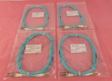 Lot of 4 - LC-LC MM-50/125 OM3 Duplex PVC 2.0 mm 6 m Patch Cord LCLC-31006