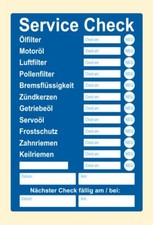 Service Check Aufkleber Serviceaufkleber 1 - ...