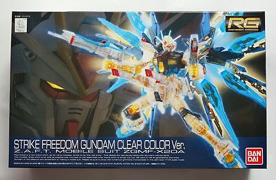 BANDAI RG 1/144 Strike Freedom Gundam clear color ver event