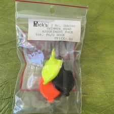 3 Pack Jacks Jigs Wisconsin 6/0 Hook Swimmer Head Great Lakes Salmon Halibut
