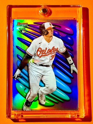 Adley Rutschman RARE SILVER REFRACTOR ROOKIE CARD BOWMAN'S BEST SHELLACKED RC!