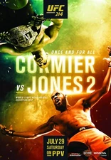 UFC 214 Poster Daniel Cormier vs Jon Jones 2 NEW 12x18 Johnny Bones Championship