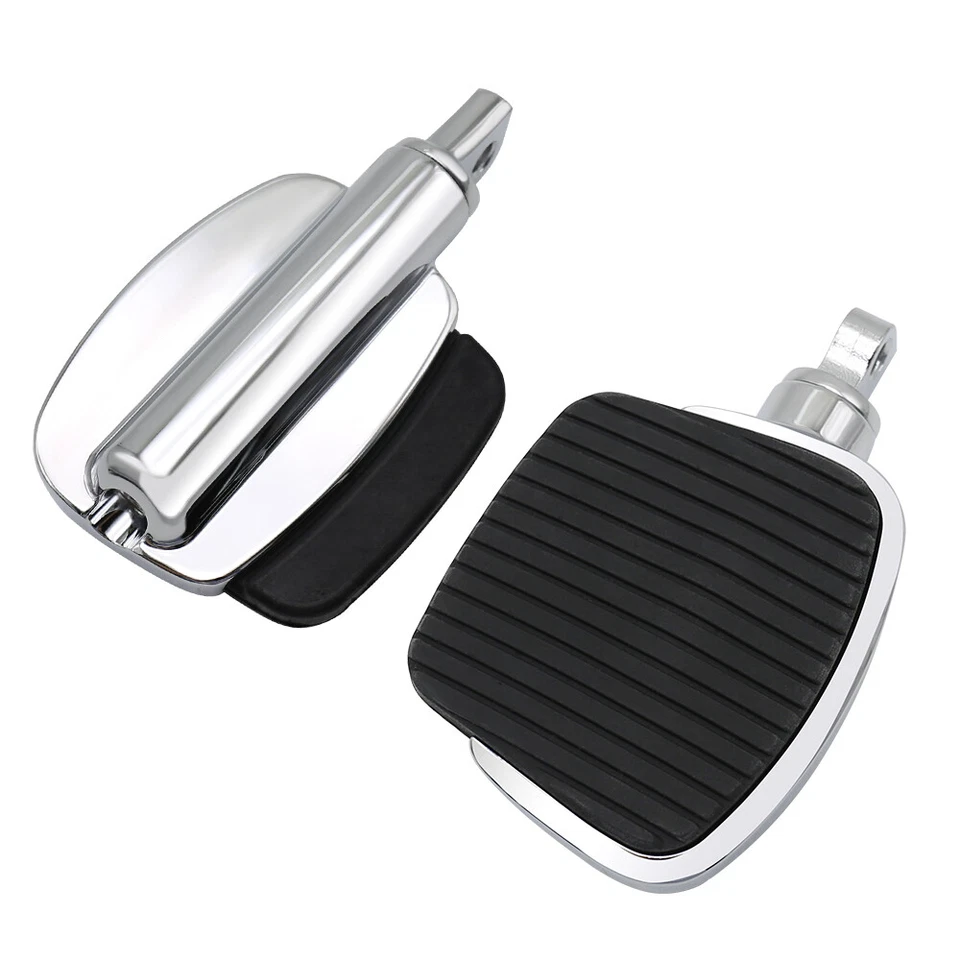 Para Harley Foot Peg dianteiro traseiro mini cromado novo Softail Deluxe FLSTN 2005 2006-17 - Imagem 4 de 4