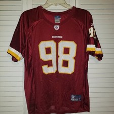 Women' s Redskins #98 BRIAN ORAKPO Limited Jersey Throwback size large 